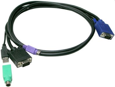 ALLNET KVM, zbh. Kabel für Prima(T)4/ 8/ 16,  3m, USB/PS2, (CAB-2067.3)