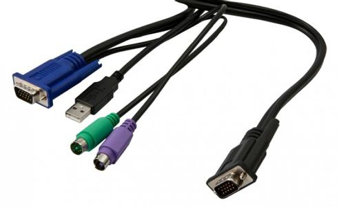ALLNET KVM, zbh. Kabel für PrimaTU8/ 16(IP),  1, 8m, USB/PS2, (CAB-2126.1,8)