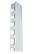 INTELLINET Spare Rails for 19" Wallmount Cabinets, 12U, 2-Piece Set, Bl