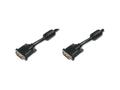 MICROCONNECT DVI-D 24+1-pin w. Ferrit, M-M