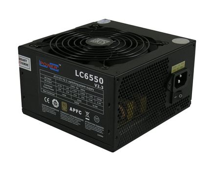 LC POWER PSU  550W LC6550 V2.3 sw (LC6550 V2.3)