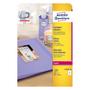 AVERY etiket L7769-40 glossy Pk/160 stk hvid 99,1x139mm