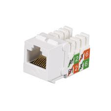 BLACK BOX BLACKBOX GIGABASE2 CAT5E JACK - WHITE, 1 UNIT (FMT929-R2)