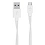 BELKIN MIXIT FLAT MICRO USB TO USB-A CABLE 1.8M WHITE CABL
