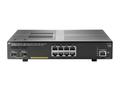 Hewlett Packard Enterprise HPE Aruba 2930F 8G PoE+ 2SFP+ - Switch - L3 - managed - 8 x 10/100/1000 (PoE+) + 2 x 1 Gigabit/10 Gigabit SFP+ (Uplink) - an Rack montierbar - PoE+ (125 W)