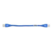 BLACK BOX BLACKBOX CAT6 REDUCED-LENGTH PATCH CABLE - BLUE, 22.9CM