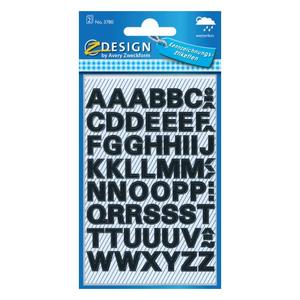 AVERY 3780 letter labels weatherproof A-Z black 9,5 mm (130) (3780*10)