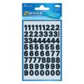 AVERY 3781 Number labels weatherproof  black 9,5mm (130)