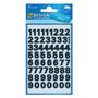 AVERY 3781 Number labels weatherproof  black 9,5mm (130)