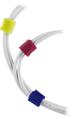 DELTACO cable sorting kit, Velcro straps in different colors 10-pack