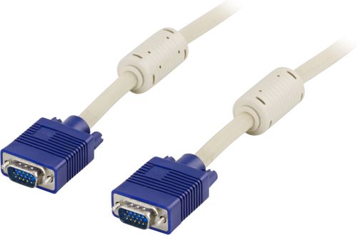DELTACO VGA cable - 10m (RGB-2C)