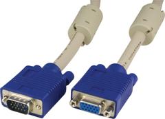 DELTACO VGA extension cable - 1.8m