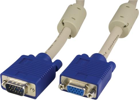 DELTACO VGA extension cable - 1.8m (RGB-6)