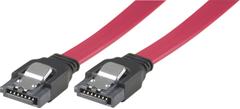 DELTACO Serial ATA cable Red 50cm