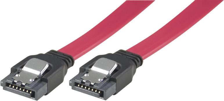 DELTACO Serial ATA cable Red 50cm (SATA-05D)