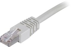 DELTACO FTP Cat.6 patch cable 0.5m, gray