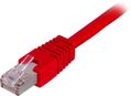 DELTACO FTP Cat.6 patch cable 0.5m, red