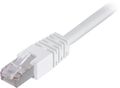 DELTACO 0.5m Cat6 F/UTP Patchkabel Hvit