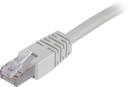 DELTACO FTP Cat.6 patch cable 10m, gray (STP-610)