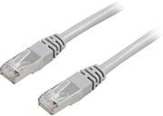 Deltaco Koblingskabel - RJ-45 (hann) til RJ-45 (hann) - 7 m - FTP - CAT 6 - grå
