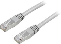 Deltaco Koblingskabel - RJ-45 (hann) til RJ-45 (hann) - 7 m - FTP - CAT 6 - grå
