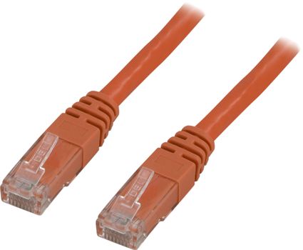 DELTACO UTP Cat.6 patch cable 1m, orange (TP-61-OR)