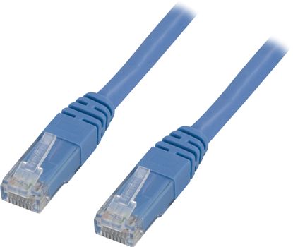 DELTACO UTP Cat.6 patch cable 1m, blue (TP-61B)