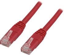 DELTACO UTP Cat.6 patch cable 25m, red