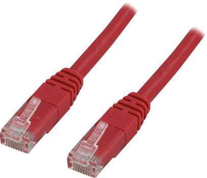 DELTACO UTP Cat.6 patch cable 25m, red (TP-625R)