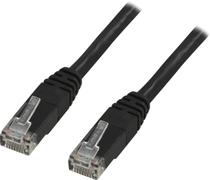 DELTACO UTP Cat.6 patch cable 25m, black