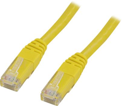 DELTACO UTP Cat.6 patch cable 2m, yellow (TP-62GL)