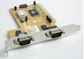 VSCOM I/O kort PCI, 2xS(16950), DB9, 16b FIFO, PnP