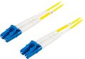 DELTACO Fiber cable LC - LC, duplex, single mode, 5m