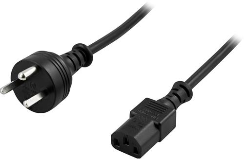 DELTACO Power cable 2m Power DK EDB Male Power IEC 60320 C13 (DEL-109DK)