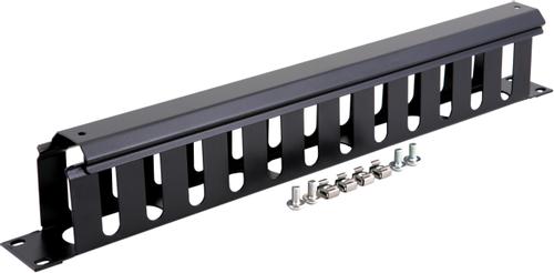 TOTEN 19" kabelgenomföringspanel med täckplåt, 1U (SA.0020.011 $DEL)