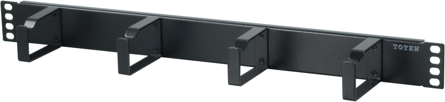 TOTEN 19" kableringspanel 1U, 4 fästen (T26111904)
