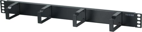 TOTEN 19" kabelpanel 1U, 4 beslag (T26111904)