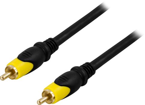DELTACO Composite video cable, 1xRCA male - male, 10m (MM-103)