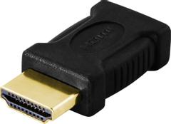 DELTACO HDMI han til mini HDMI hun adapter