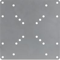 Deltaco VESA converter / adapter 75x75 / 100x100mm to 120x180 / 200x100 / 200x200mm