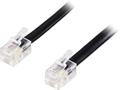 DELTACO modular cable 4P4C (RJ9 / RJ10 / RJ22) 2m, black