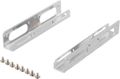 DELTACO Adapter kit HDD mounting brackets for mounting a 2.5´´ hard drive in a 3.5´´ slot, Screws included