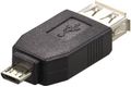 DELTACO USB adapter Type A - Type Micro B