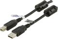 DELTACO USB 2.0 USB cable 3m Black