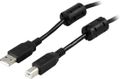 DELTACO USB 2.0 USB cable 5m Black