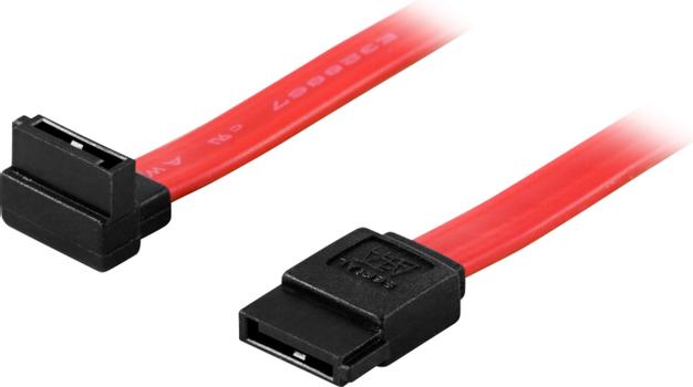 DELTACO Serial ATA cable Red 30cm (SATA-03A1)