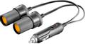 DELTACO Power splitter - cigarette lighter