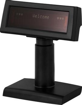 DELTACO Customer display, 2x20 characters,  USB, black (VFD-200)