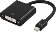 Deltaco DisplayPort-adapter - enkeltlenke - Mini DisplayPort (hann) til DVI-I (hunn) - svart