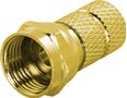 DELTACO RF connector - F connector (male) - (RG-59)